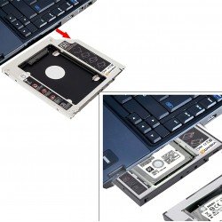 12,7 mm Notebook Dvd Micro Sata to Sata HDD SSD Dönüştürücü Kızak Caddy 12,7 mm Notebook Dvd Micro Sata to Sata HDD SSD Dönüştürücü Kızak Caddy