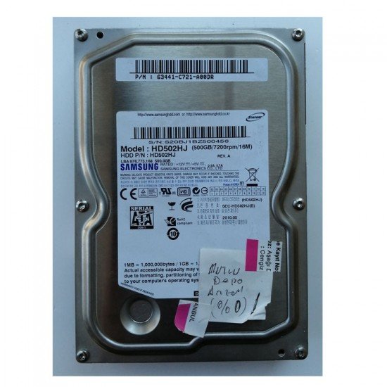 ARIZALI Samsung 500GB HD502HJ Harddisk