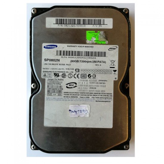 ARIZALI SAMSUNG  80GB SP0802N Harddisk