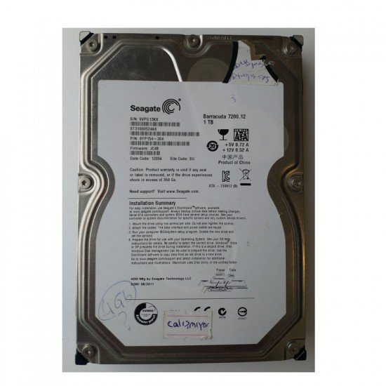 Arızalı  - Seagate  1TB Harddisk