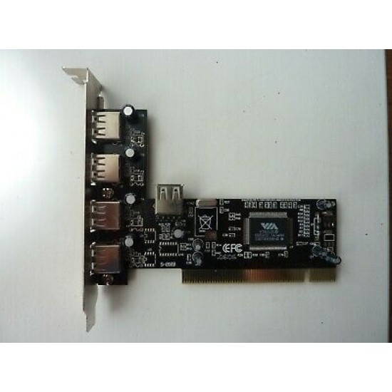VIA VT6212L 4+1-port USB 2.0 PCI Card PCI 