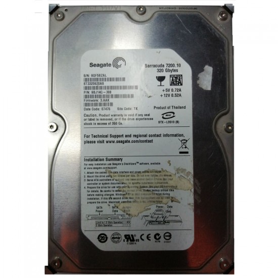 SEAGATE  STX-L3510 320GB harddisk