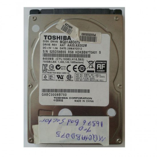Toshiba 750gb  Harddisk